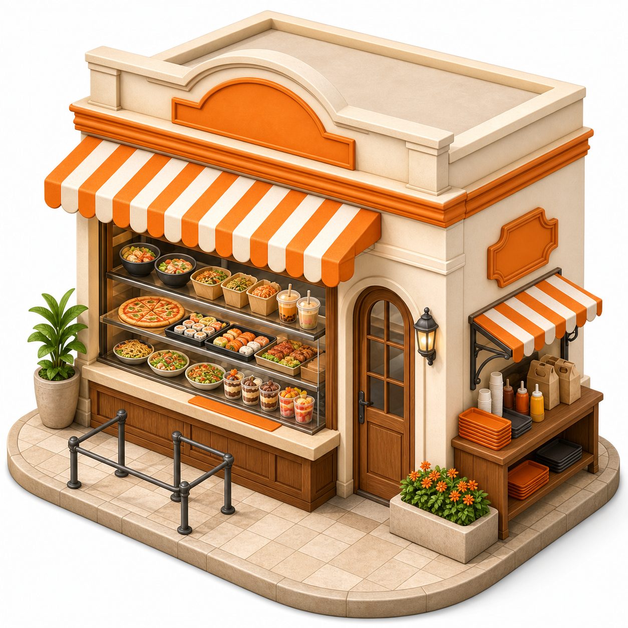 QR Express dla Centra handlowe i strefy gastronomiczne